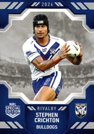 2024 NRL Rivalry Common Card - Base 11 Stephen Crichton Canterbury Bulldogs