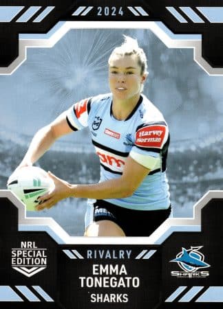 2024 NRL Rivalry Common Card - Base 16 Emma Tonegato Cronulla Sharks