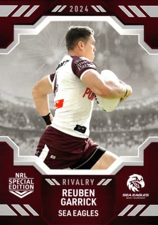 2024 NRL Rivalry Common Card - Base 26 Reuben Garrick Manly Sea Eagles