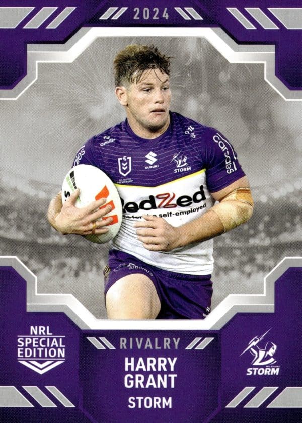 2024 NRL Rivalry Common Card - Base 29 Harry Grant Melbourne Storm