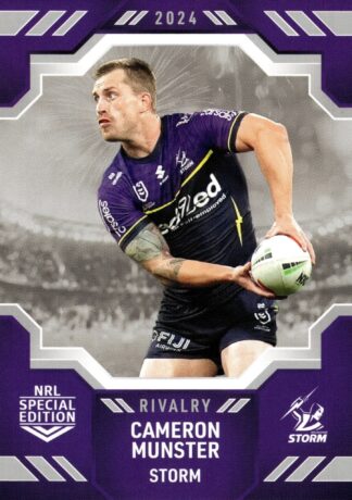 2024 NRL Rivalry Common Card - Base 32 Cameron Munster Melbourne Storm