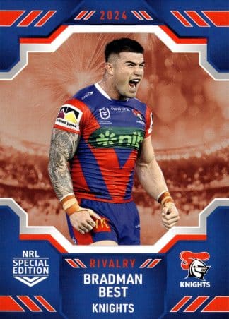 2024 NRL Rivalry Common Card - Base 33 Bradman Best Newcastle Knights