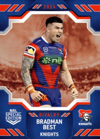 2024 NRL Rivalry Common Card - Base 33 Bradman Best Newcastle Knights