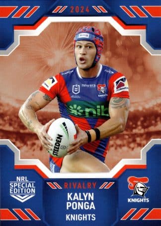 2024 NRL Rivalry Common Card - Base 35 Kalyn Ponga Newcastle Knights