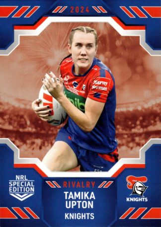 2024 NRL Rivalry Common Card - Base 36 Tamika Upton Newcastle Knights