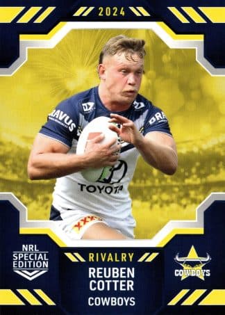 2024 NRL Rivalry Common Card - Base 37 Reuben Cotter North QLD Cowboys
