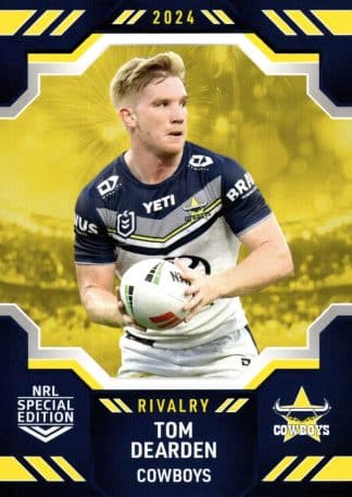 2024 NRL Rivalry Common Card - Base 38 Tom Dearden North QLD Cowboys