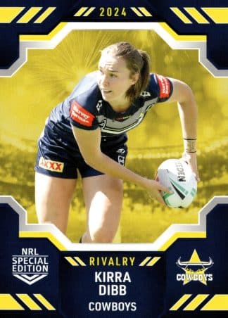 2024 NRL Rivalry Common Card - Base 40 Kirra Dibb North QLD Cowboys