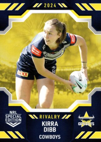 2024 NRL Rivalry Common Card - Base 40 Kirra Dibb North QLD Cowboys