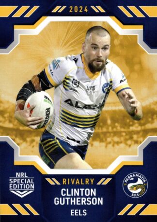 2024 NRL Rivalry Common Card - Base 42 Clinton Gutherson Parramatta Eels