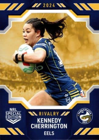 2024 NRL Rivalry Common Card - Base 44 Kennedy Cherrington Parramatta Eels