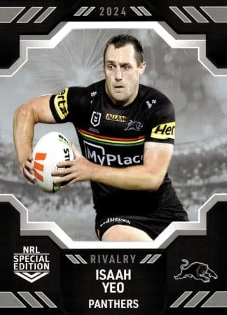 2024 NRL Rivalry Common Card - Base 48 Isaah Yeo Penrith Panthers