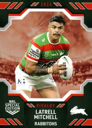 2024 NRL Rivalry Common Card - Base 50 Latrell Mitchell South Sydney Rabbitohs