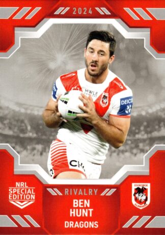 2024 NRL Rivalry Common Card - Base 54 Ben Hunt St George Dragons