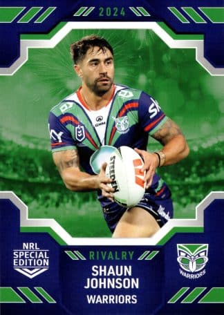 2024 NRL Rivalry Common Card - Base 63 Shaun Johnson Warriors