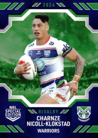 2024 NRL Rivalry Common Card - Base 64 Charnze Nicoll-Klokstad Warriors