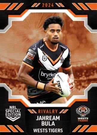 2024 NRL Rivalry Common Card - Base 65 Jahream Bula Wests Tigers