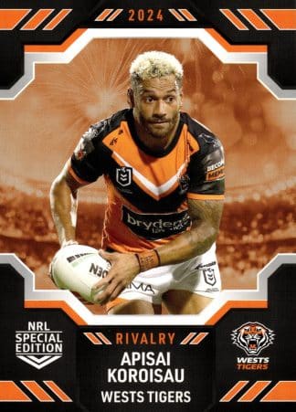 2024 NRL Rivalry Common Card - Base 66 Apisai Koroisau Wests Tigers