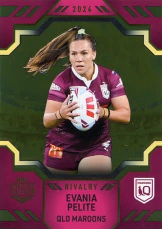 2024 NRL Rivalry Case Card - SC4 Evania Pelite QLD Maroons