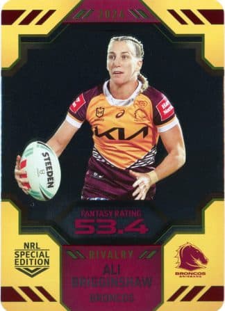 2024 NRL Rivalry Game Card - 04 Ali Brigginshaw Brisbane Broncos