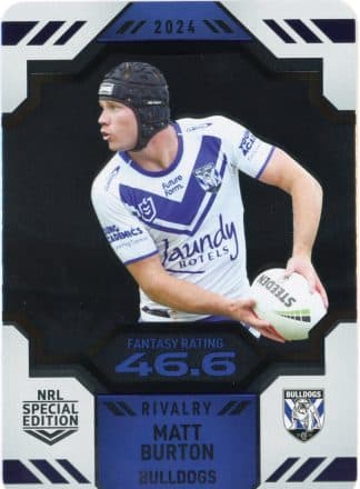 2024 NRL Rivalry Game Card - 10 Matt Burton Canterbury Bulldogs