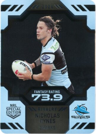 2024 NRL Rivalry Game Card - 14 Nicholas Hynes Cronulla Sharks