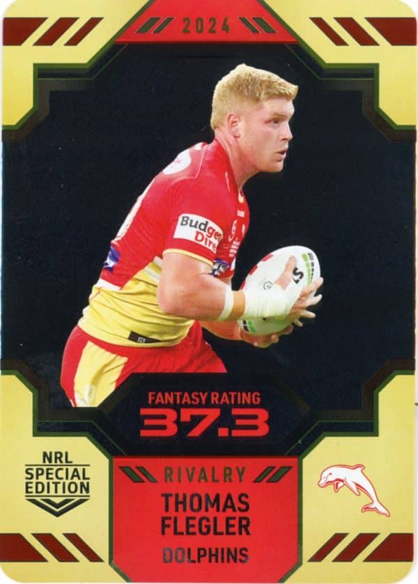 2024 NRL Rivalry Game Card - 17 Herbie Farnworth Dolphins