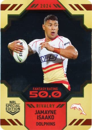 2024 NRL Rivalry Game Card - 19 Jamayne Isaako Dolphins