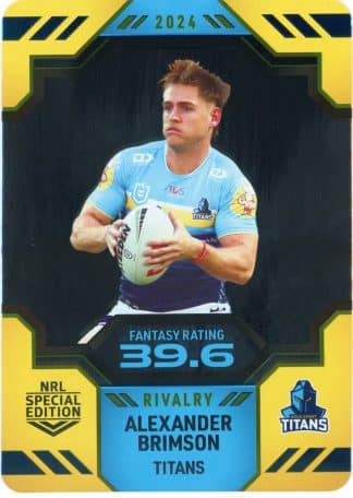 2024 NRL Rivalry Game Card - 21 Alexander Brimson Gold Coast Titans