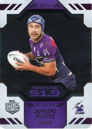 2024 NRL Rivalry Game Card - 30 Jahrome Hughes Melbourne Storm