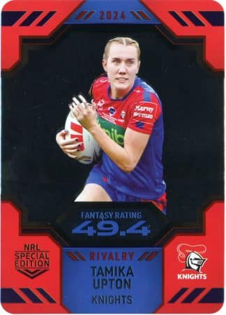 2024 NRL Rivalry Game Card - 36 Tamika Upton Newcastle Knights