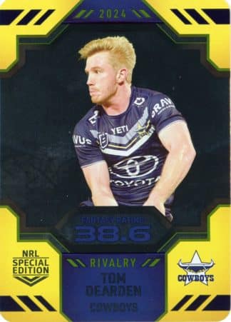 2024 NRL Rivalry Game Card - 38 Tom Dearden North QLD Cowboys