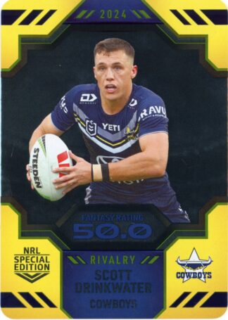 2024 NRL Rivalry Game Card - 39 Scott Drinkwater North QLD Cowboys