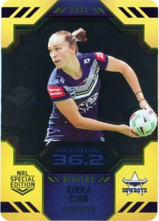 2024 NRL Rivalry Game Card - 40 Kirra Dibb North QLD Cowboys