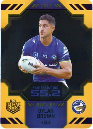 2024 NRL Rivalry Game Card - 41 Dylan Brown Parramatta Eels