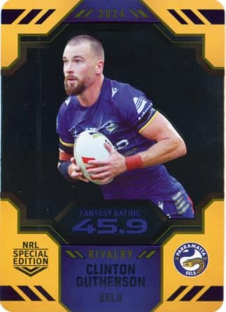2024 NRL Rivalry Game Card - 42 Clinton Gutherson Parramatta Eels