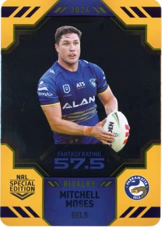2024 NRL Rivalry Game Card - 43 Mitchell Moses Parramatta Eels