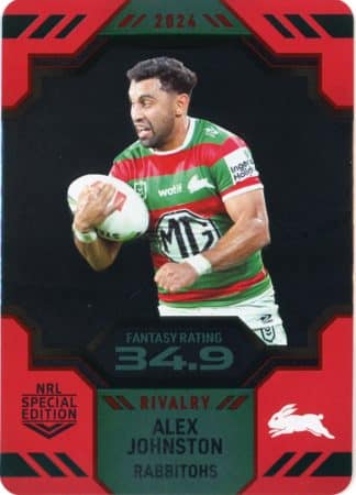 2024 NRL Rivalry Game Card - 49 Alex Johnston South Sydney Rabbitohs