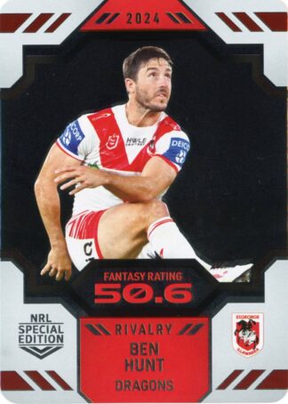 2024 NRL Rivalry Game Card - 54 Ben Hunt St George Dragons