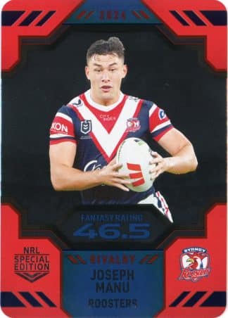 2024 NRL Rivalry Game Card - 57 Joseph Manu Sydney Roosters