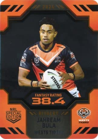 2024 NRL Rivalry Game Card - 65 Jahream Bula Wests Tigers