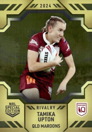 2024 NRL Rivalry Gold Special - G8 Tamika Upton QLD Maroons