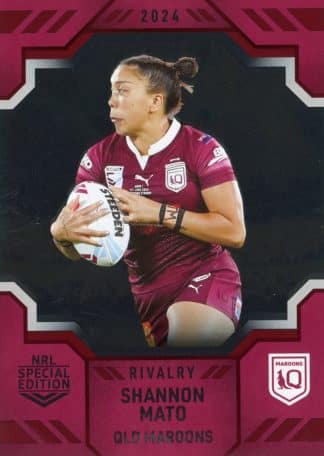 2024 NRL Rivalry Silver Special - S22 Shannon Mato QLD Maroons