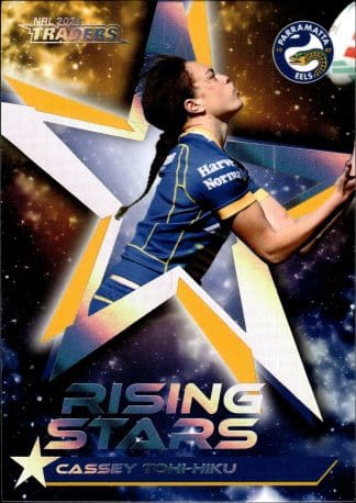 2024 NRL Traders Rising Stars Album Card - RSA18 Cassey Tohi-Hiku Parramatta Eels