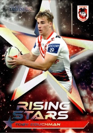 2024 NRL Traders Rising Stars Album Card - RSA21 Toby Couchman St George Dragons