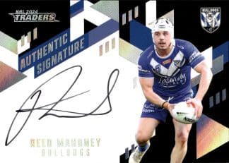 2024 NRL Traders NRL Authentic Signature Black - AB03 Reed Mahoney Canterbury Bulldogs