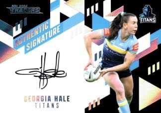 2024 NRL Traders NRLW Authentic Signature Black - AB21 Georgia Hale Gold Coast Titans