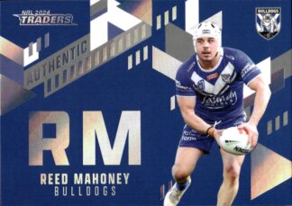 2024 NRL Traders NRL Authentic Initials - AI03 Reed Mahoney Canterbury Bulldogs