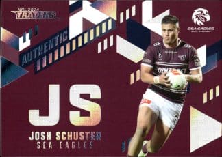 2024 NRL Traders NRL Authentic Initials - AI07 Josh Schuster Manly Sea Eagles