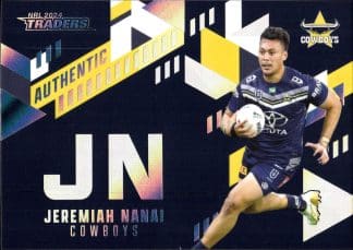 2024 NRL Traders NRL Authentic Initials - AI10 Jeremiah Nanai North QLD Cowboys